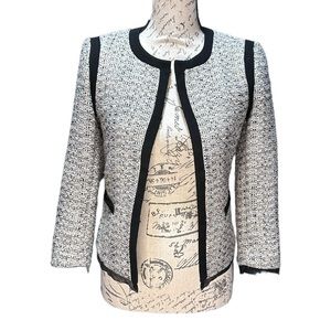 Ann Taylor Collarless Blazer Size 00P